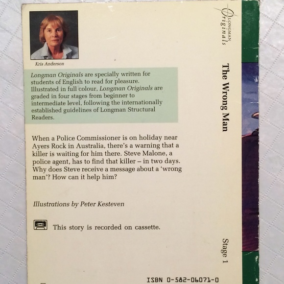 The Wrong Man (Longman Originals) Paperback book English as a second language - Picture 3 of 6